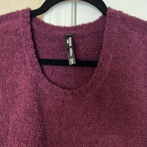 Women's Purple Sweater Teddy torrid size 0